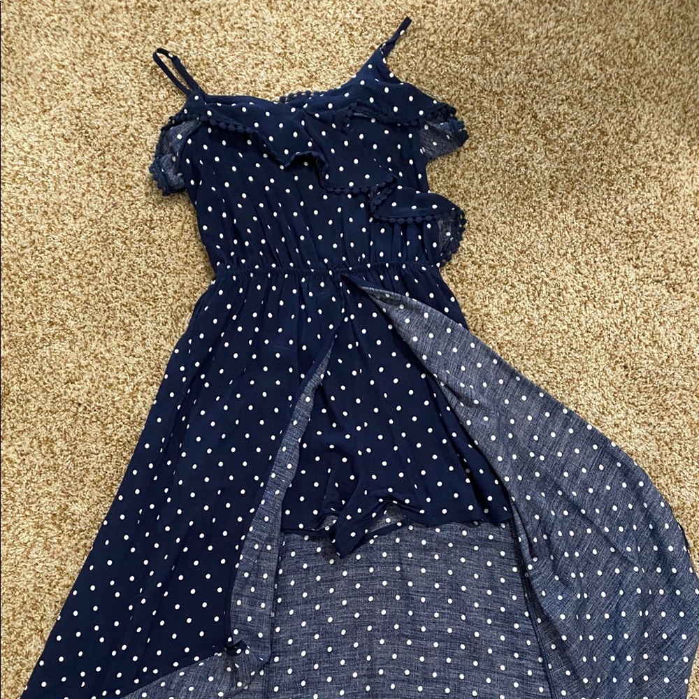 dress with flattering shorts that open